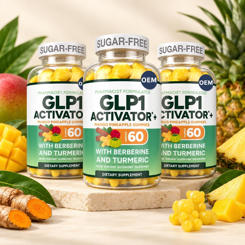 GLP1 Activator+ mango pineapple gummies — 3 bottles